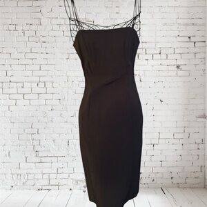 Marie Bianca Nero Vintage Black Cocktail Dress